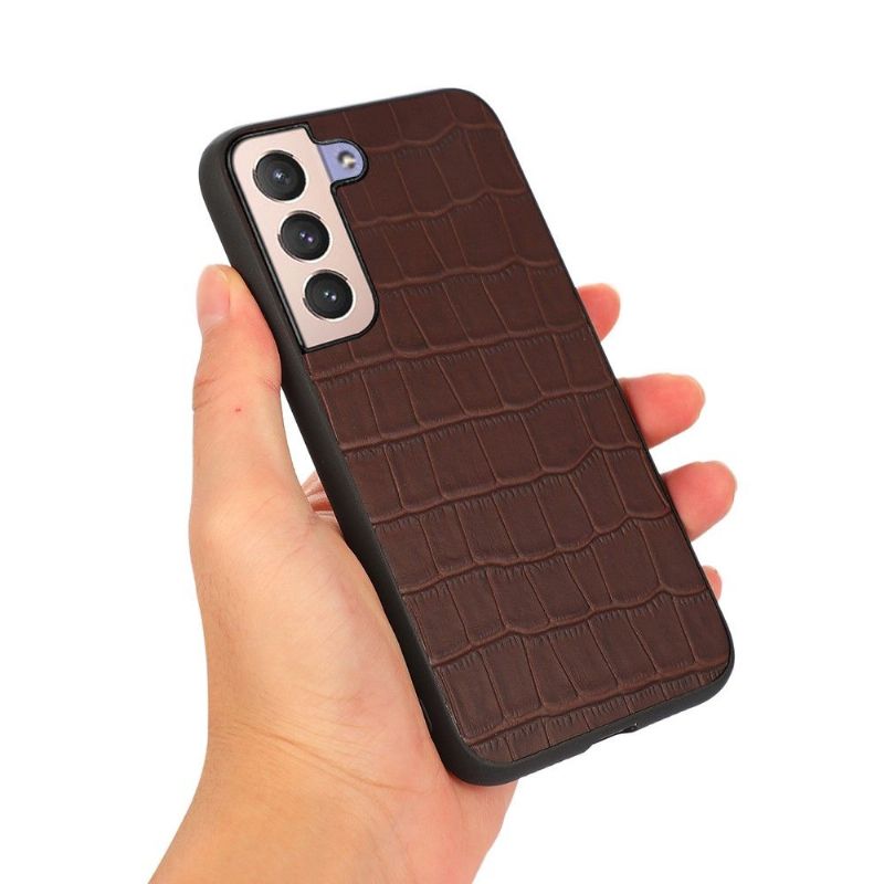 Kryt Na Samsung Galaxy S22 Plus 5G Elegantní Vzhled Croco Skin