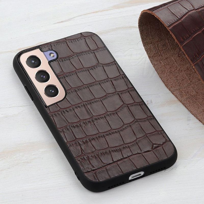 Kryt Na Samsung Galaxy S22 Plus 5G Elegantní Vzhled Croco Skin