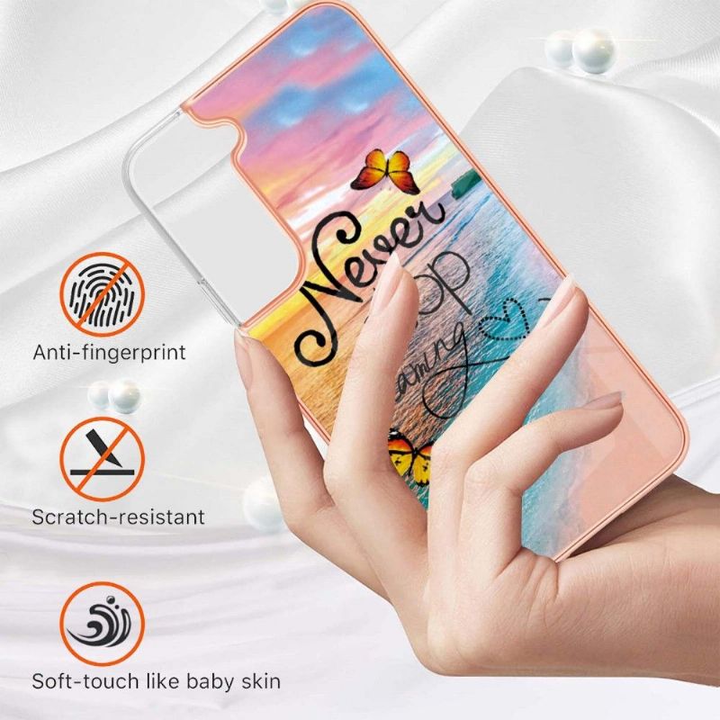 Kryt Na Samsung Galaxy S22 Plus 5G Nikdy Nepřestávejte Snít