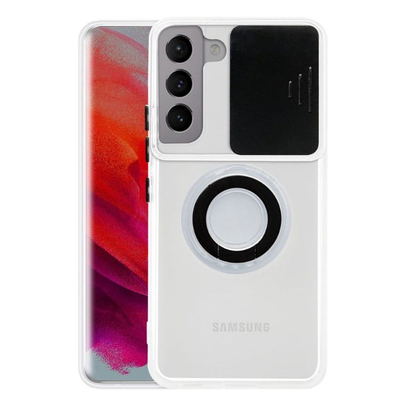 Kryt Na Samsung Galaxy S22 Plus 5G S Kroužkem A Krytem Fotoaparátu