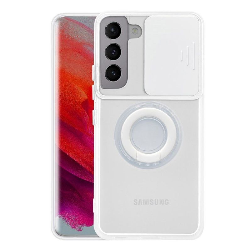 Kryt Na Samsung Galaxy S22 Plus 5G S Kroužkem A Krytem Fotoaparátu