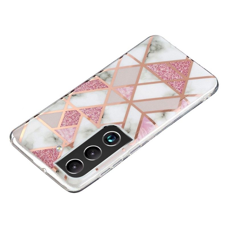 Kryt Na Samsung Galaxy S22 Plus 5G Silikonová Geometrie