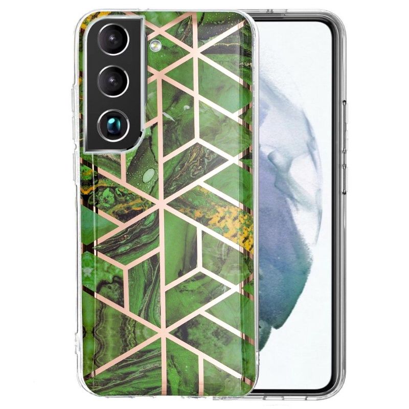 Kryt Na Samsung Galaxy S22 Plus 5G Silikonová Geometrie