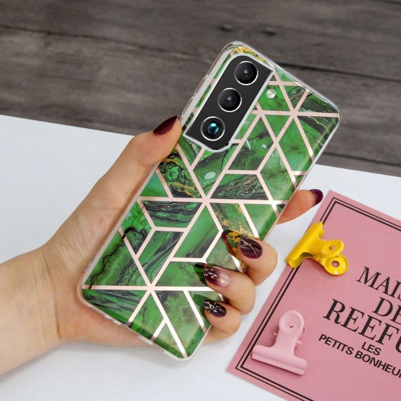 Kryt Na Samsung Galaxy S22 Plus 5G Silikonová Geometrie