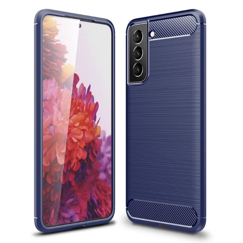 Kryt Na Samsung Galaxy S22 Plus 5G Silikonový Kartáčovaný Efekt