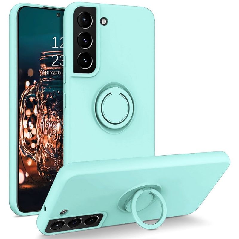 Kryt Na Samsung Galaxy S22 Plus 5G Tekutý Silikonový Kroužek