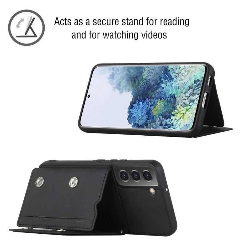 Kryt Na Samsung Galaxy S22 Plus 5G Vícekomorový Popruh Aude
