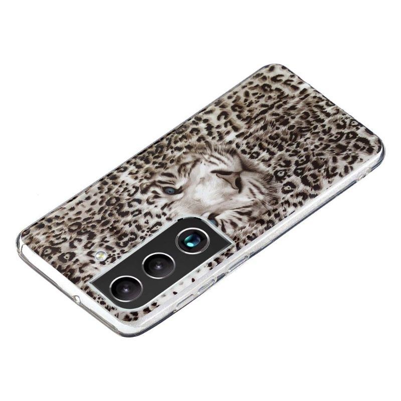 Kryty Na Mobil Na Samsung Galaxy S22 Plus 5G Světelný Sněžný Leopard