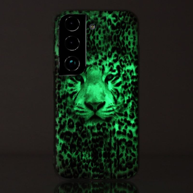 Kryty Na Mobil Na Samsung Galaxy S22 Plus 5G Světelný Sněžný Leopard
