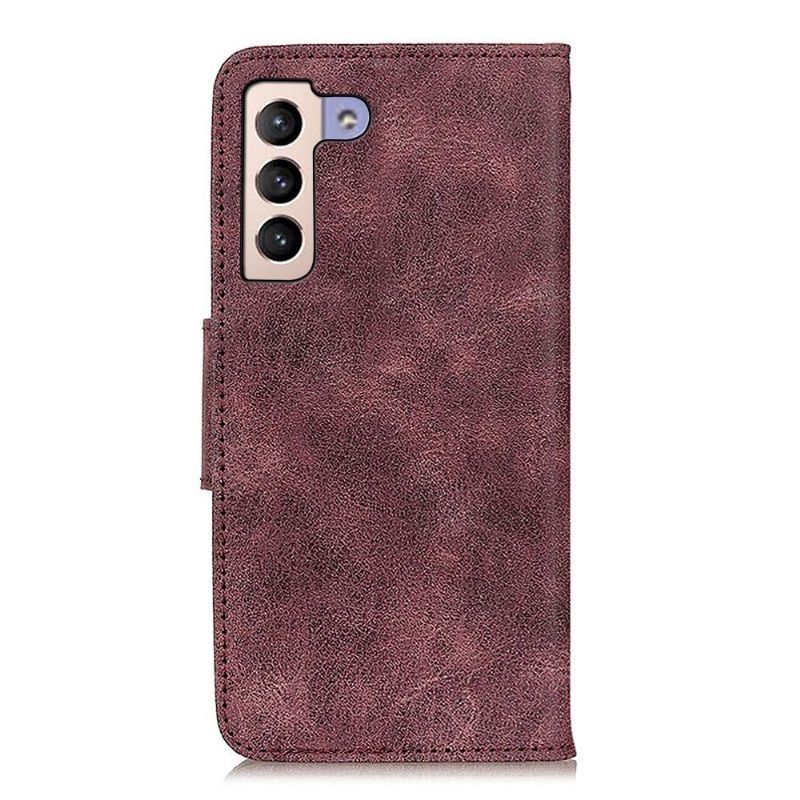 Pouzdra Na Samsung Galaxy S22 Plus 5G Edouard Vintage Umělá Kůže