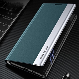 Pouzdra Na Samsung Galaxy S22 Plus 5G Obchodní Magnet S Koženým Efektem