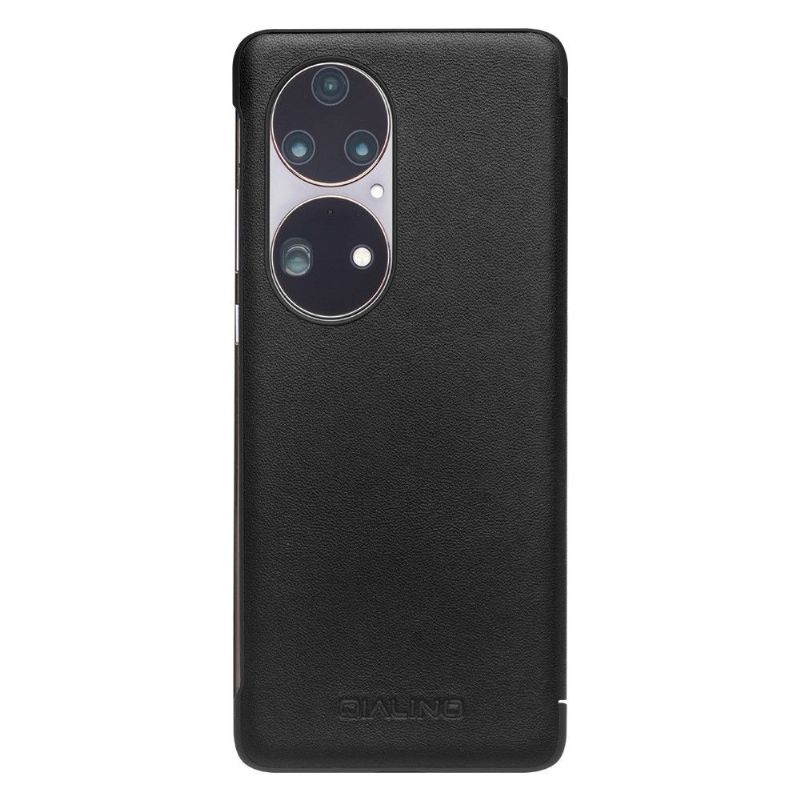 Flipové Pouzdro Na Huawei P50 Pro Kožené Pouzdro Kožené Okno