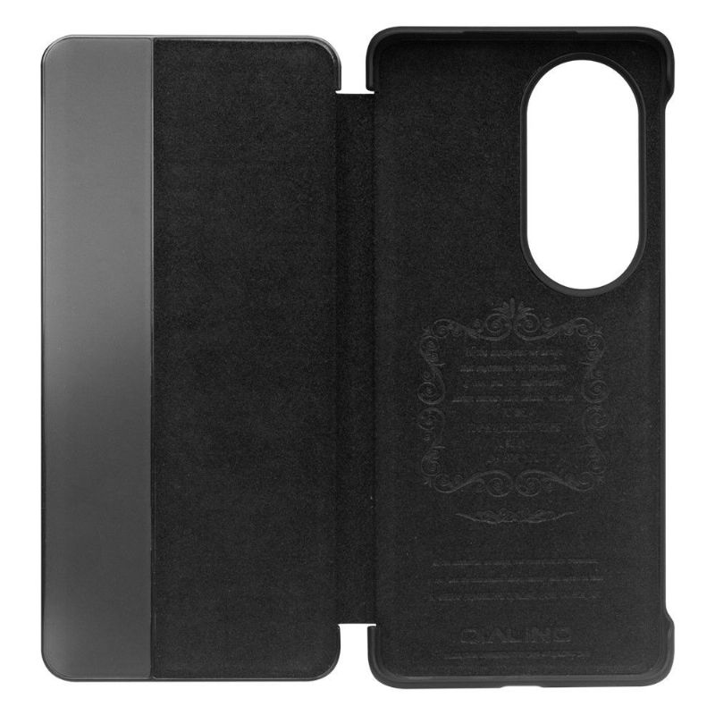 Flipové Pouzdro Na Huawei P50 Pro Kožené Pouzdro Kožené Okno
