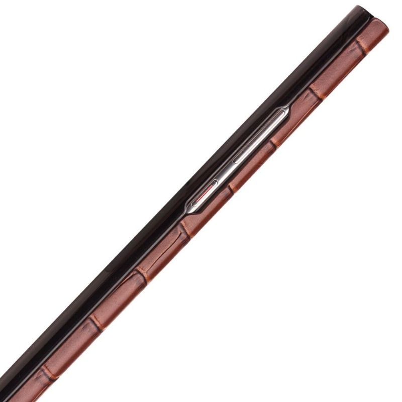 Flipové Pouzdro Na Huawei P50 Pro Kožené Pouzdro Kožené Okno S Efektem Croco