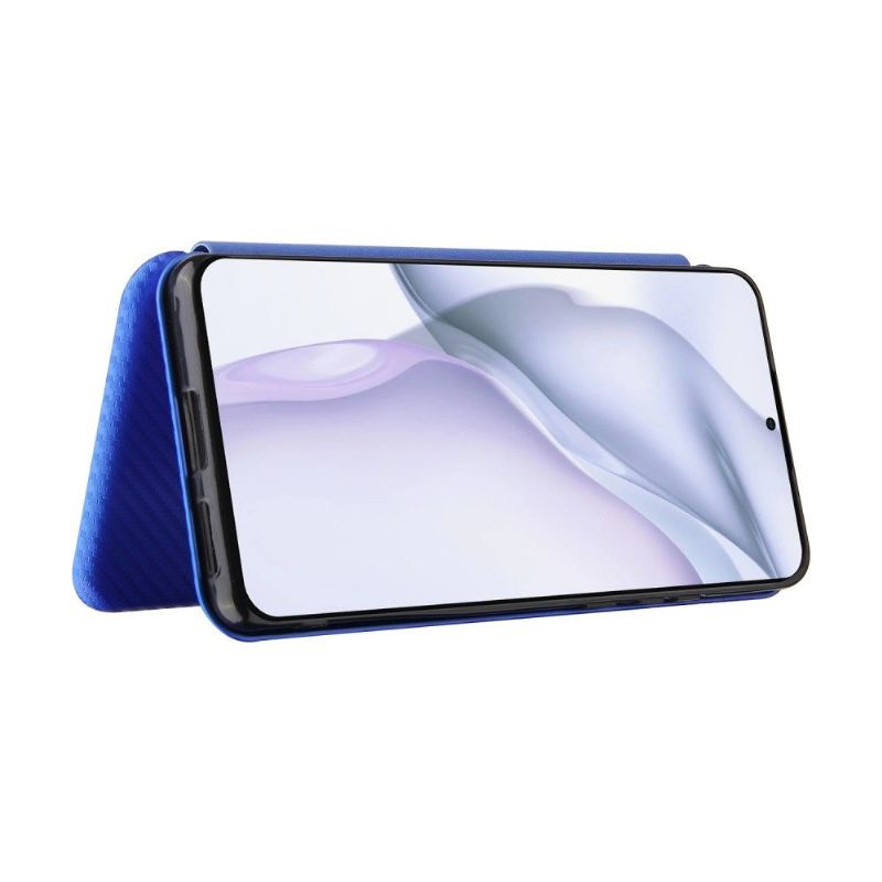 Flipové Pouzdro Na Huawei P50 Pro Koženka Z Uhlíkových Vláken
