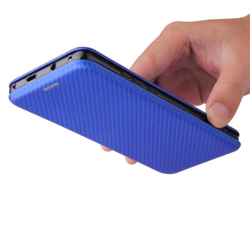 Flipové Pouzdro Na Huawei P50 Pro Koženka Z Uhlíkových Vláken