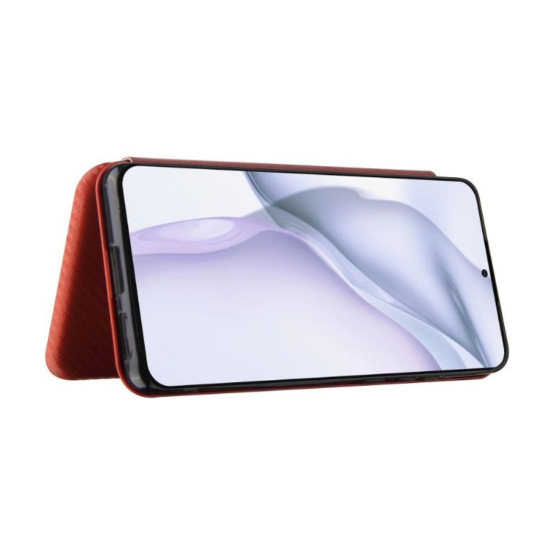 Flipové Pouzdro Na Huawei P50 Pro Koženka Z Uhlíkových Vláken
