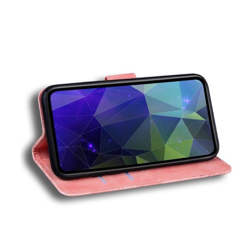 Flipové Pouzdro Na Huawei P50 Pro Reliéfní Tygr