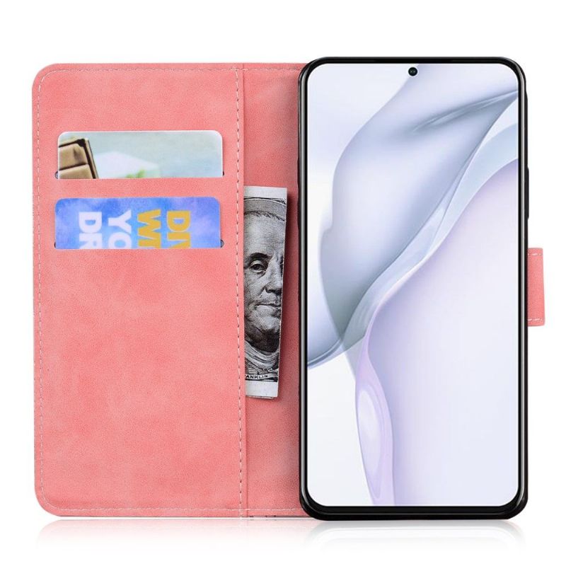 Flipové Pouzdro Na Huawei P50 Pro Římský Měkký Dotek