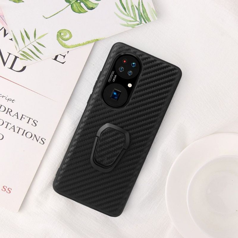 Kryt Na Huawei P50 Pro Funkce Podpory Uhlíkových Vláken