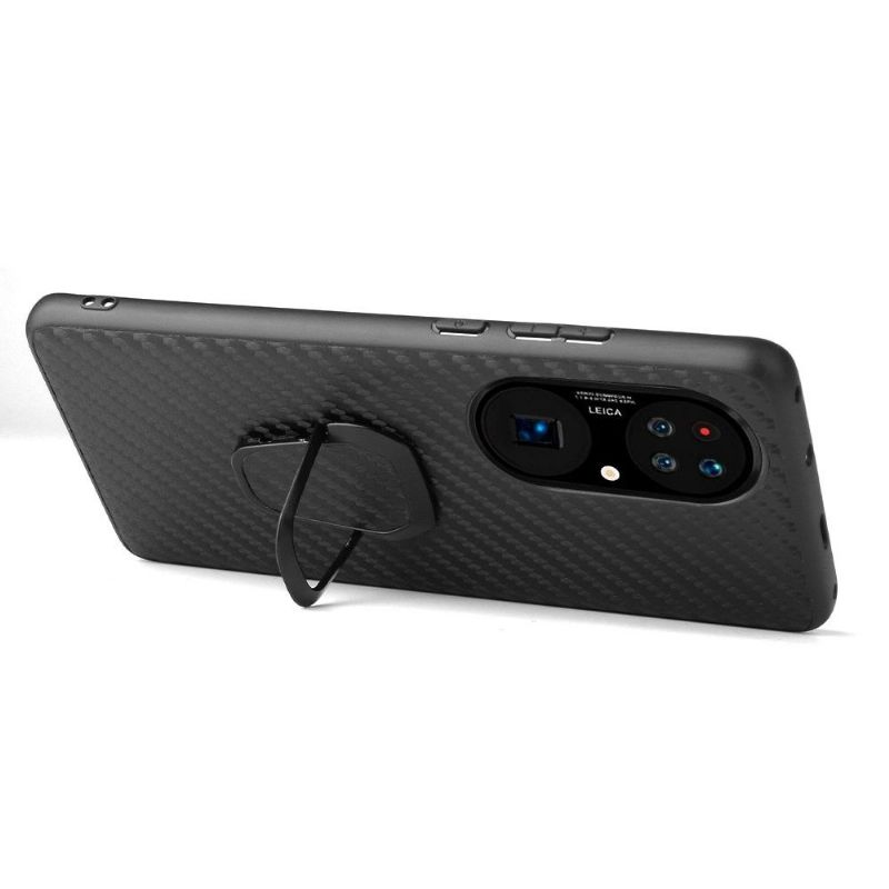 Kryt Na Huawei P50 Pro Funkce Podpory Uhlíkových Vláken