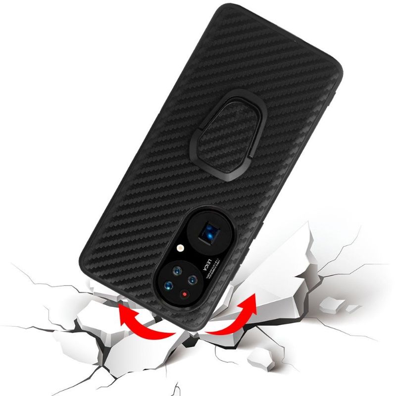 Kryt Na Huawei P50 Pro Funkce Podpory Uhlíkových Vláken
