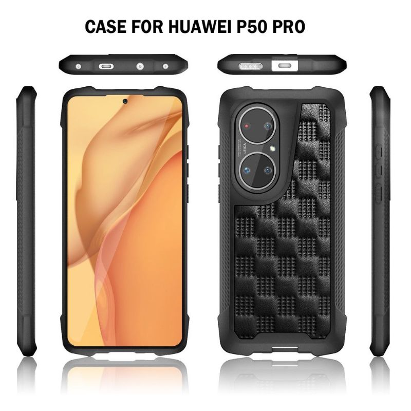 Kryt Na Huawei P50 Pro Prošívaná Řada Phantom