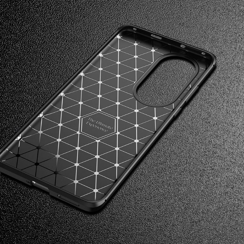 Kryt Na Huawei P50 Pro Styl Uhlíkových Vláken