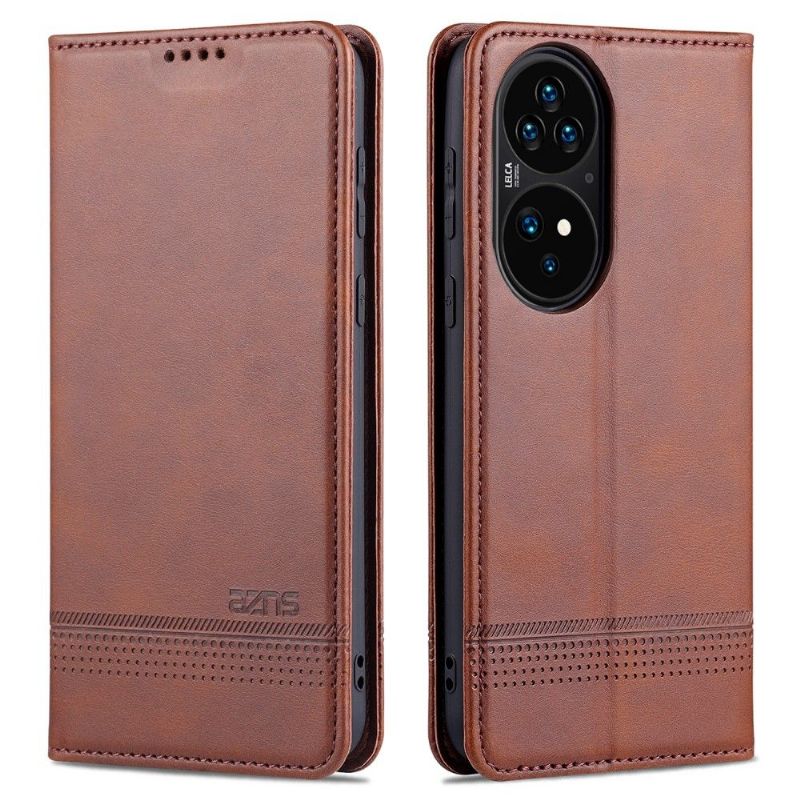 Pouzdra Na Huawei P50 Pro Peněženkové Pouzdro Umělá Kůže Azns