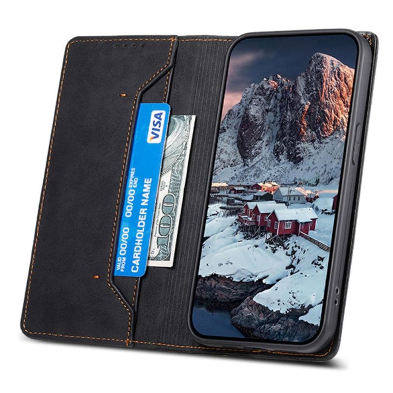 Kožené Pouzdro Folio Na Poco C61 Styl Kůže