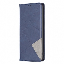 Kožené Pouzdro Folio Poco C61 Geometrický Vzor