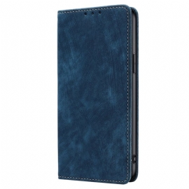 Kožené Pouzdro Folio Poco C61 Vintage Peněženka S Blokováním Rfid