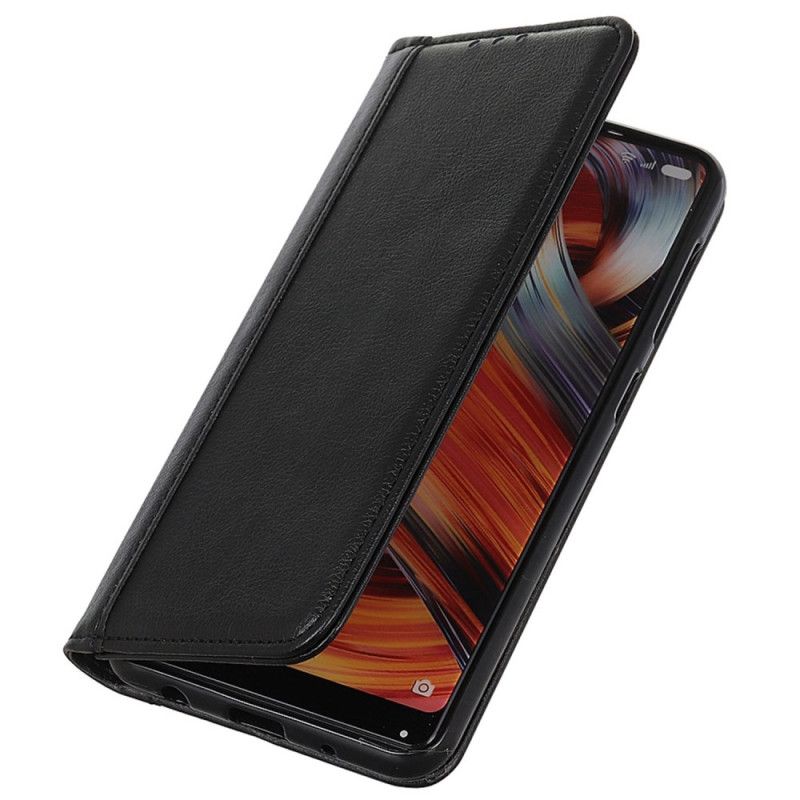 Kožené Pouzdro Folio Poco C61 Štípaná Kůže