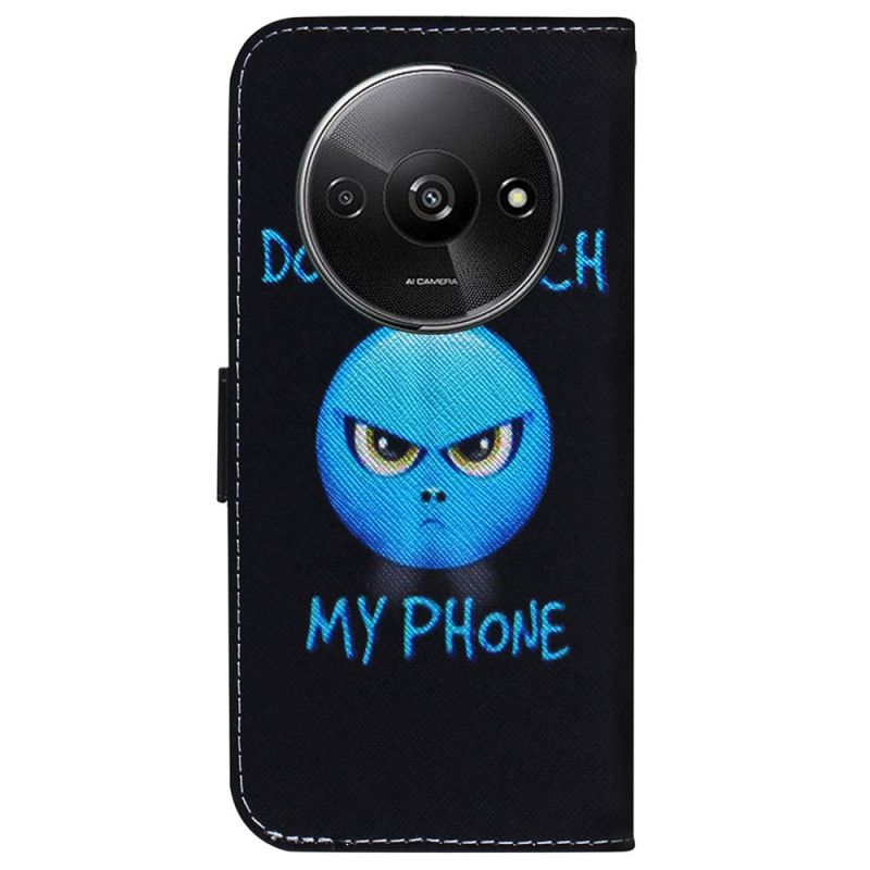 Kožený Kryt Na Poco C61 Telefon Emoji