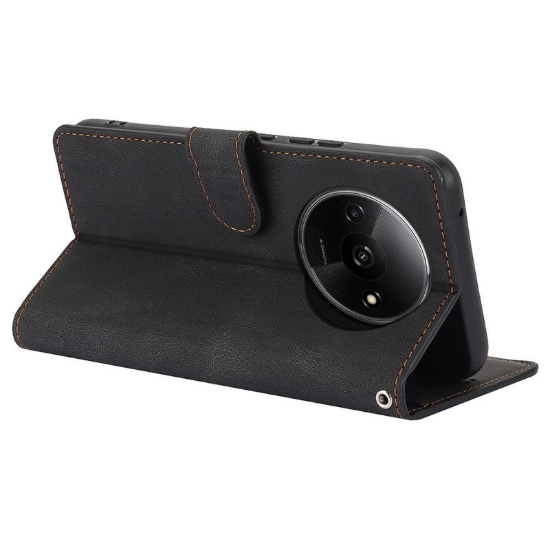 Kožený Kryt Poco C61 Magnetická Spona