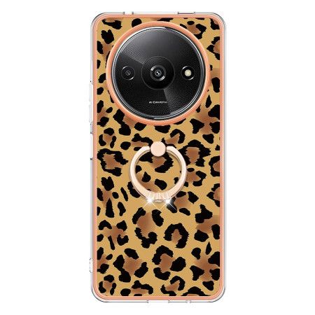 Kryt Na Poco C61 Držák Prstenu S Leopardím Vzorem