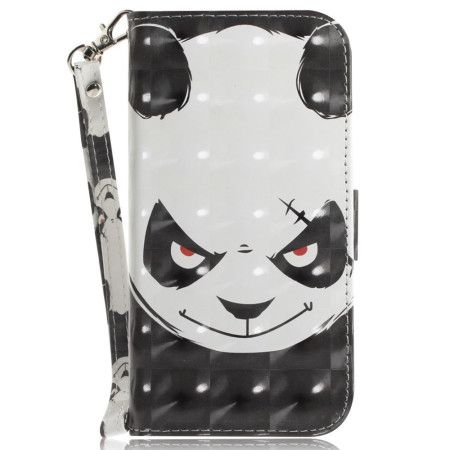 Peněženková Pouzdra Poco C61 Rozzlobená Panda S Popruhem