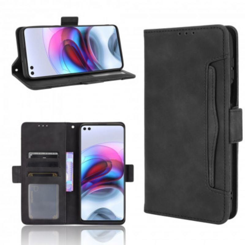 Kožené Pouzdro Na Moto G100 Multi-card Premier Class