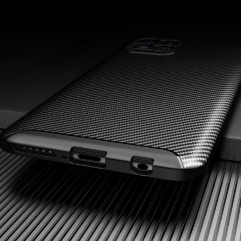 Kryt Na Moto G100 Flexibilní Textura Uhlíkových Vláken