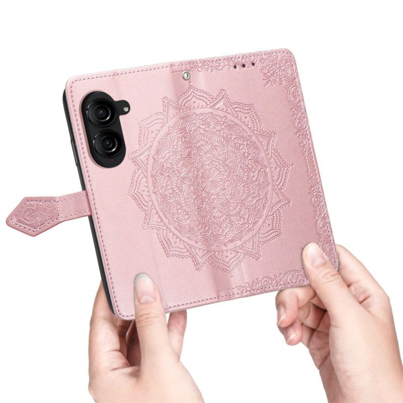 Kožený Kryt Asus Zenfone 10 Barokní Mandala