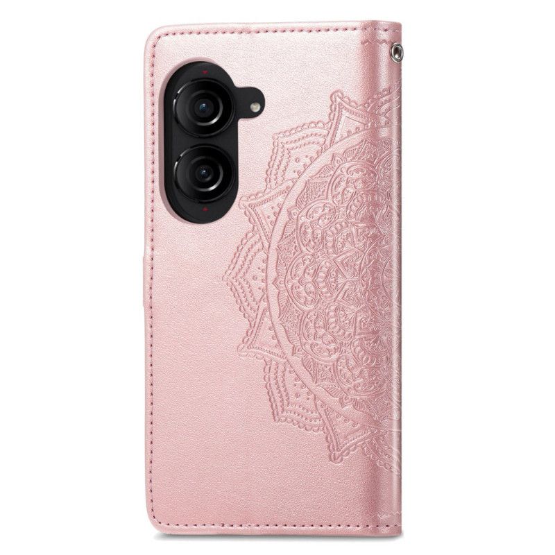 Kožený Kryt Asus Zenfone 10 Barokní Mandala