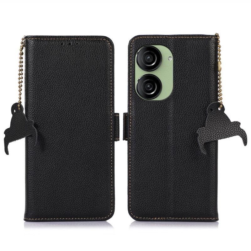 Peněženková Pouzdra Asus Zenfone 10 Kůže S Rfid Blokováním Khazneh