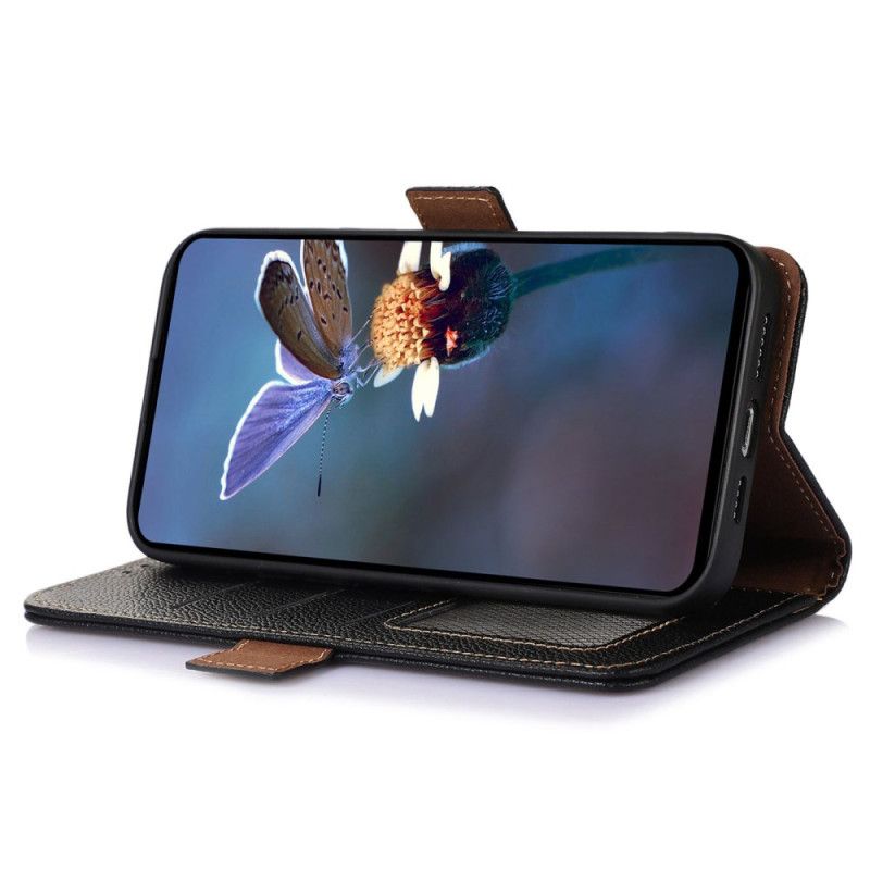 Peněženková Pouzdra Asus Zenfone 10 Kůže S Rfid Blokováním Khazneh