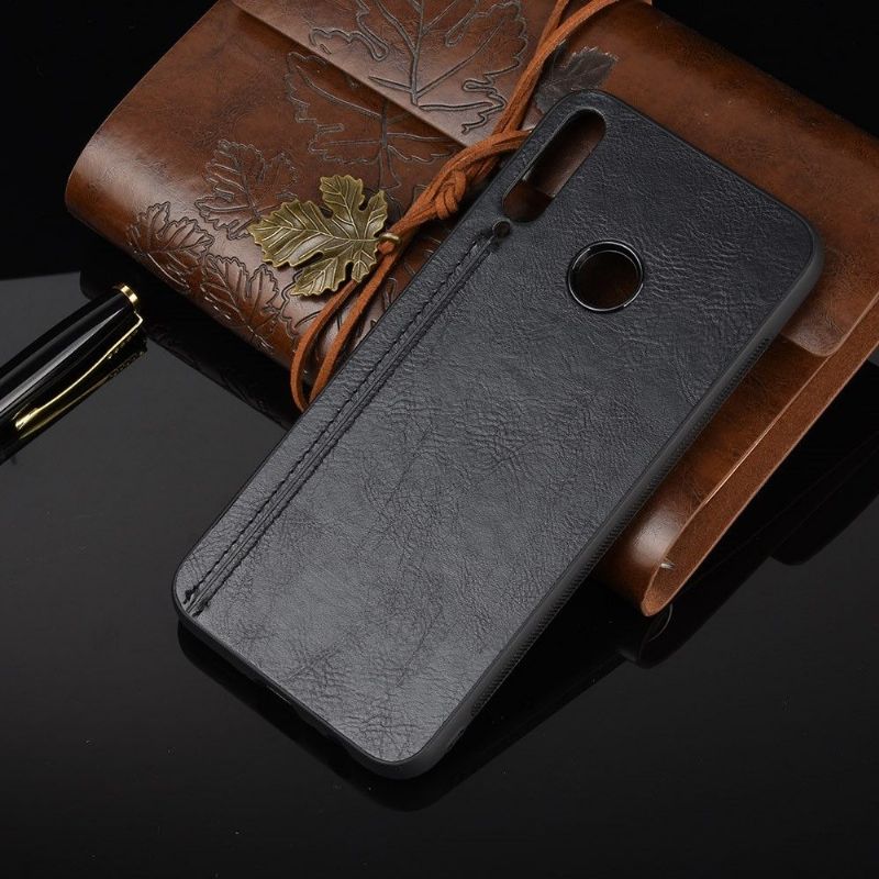 Kryt Na Huawei P40 Lite E Kožený Efekt