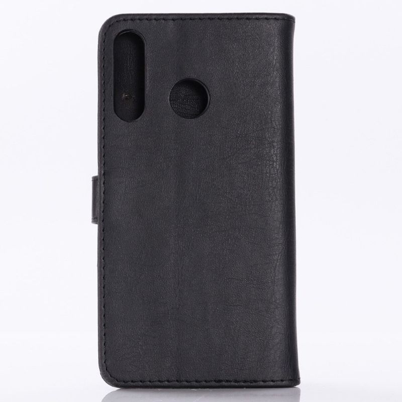 Pouzdra Na Huawei P40 Lite E Flipové Pouzdro Retro Kožený Efekt - Černá