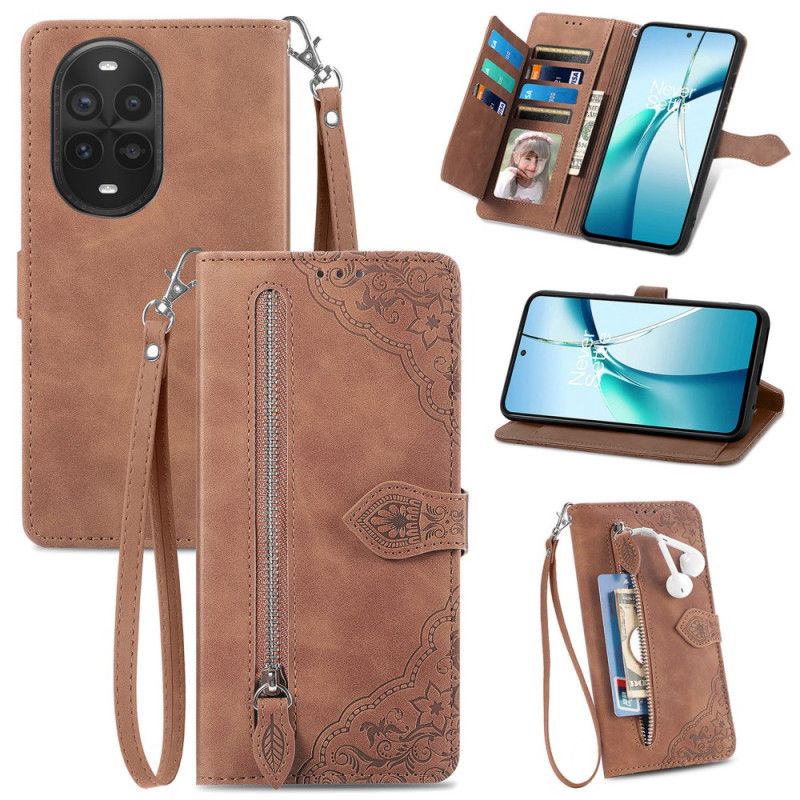 Kožený Kryt Na Huawei Nova 13 Pro Krajka Tisk