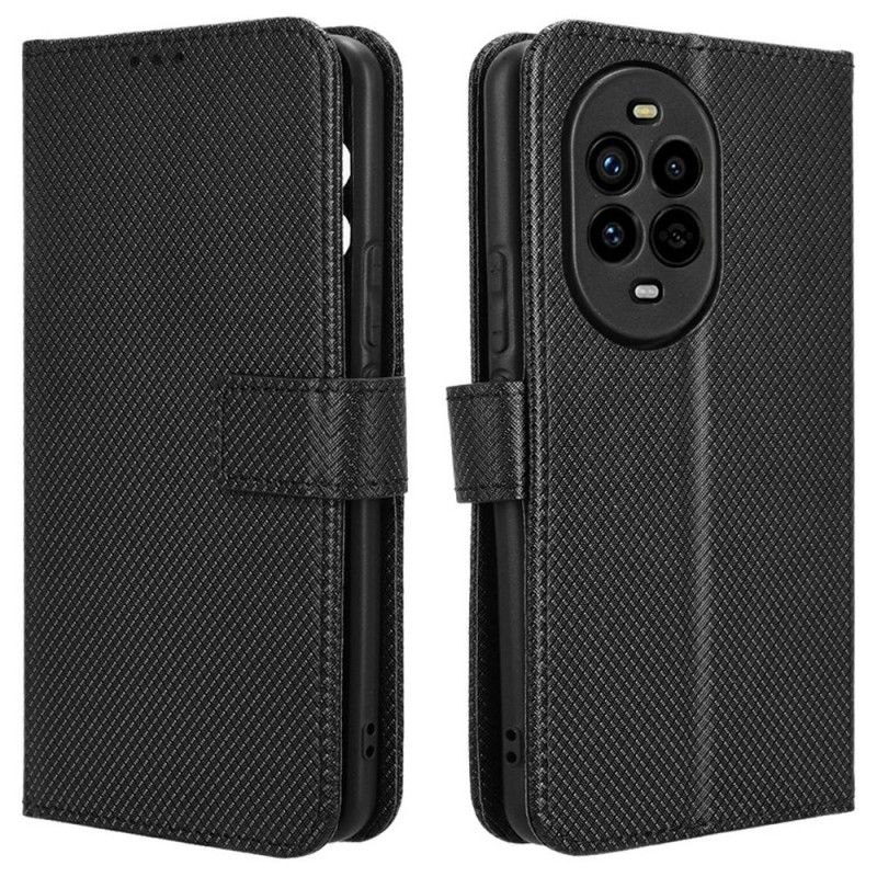 Kožený Kryt Na Huawei Nova 13 Pro Řemínek S Puntíky