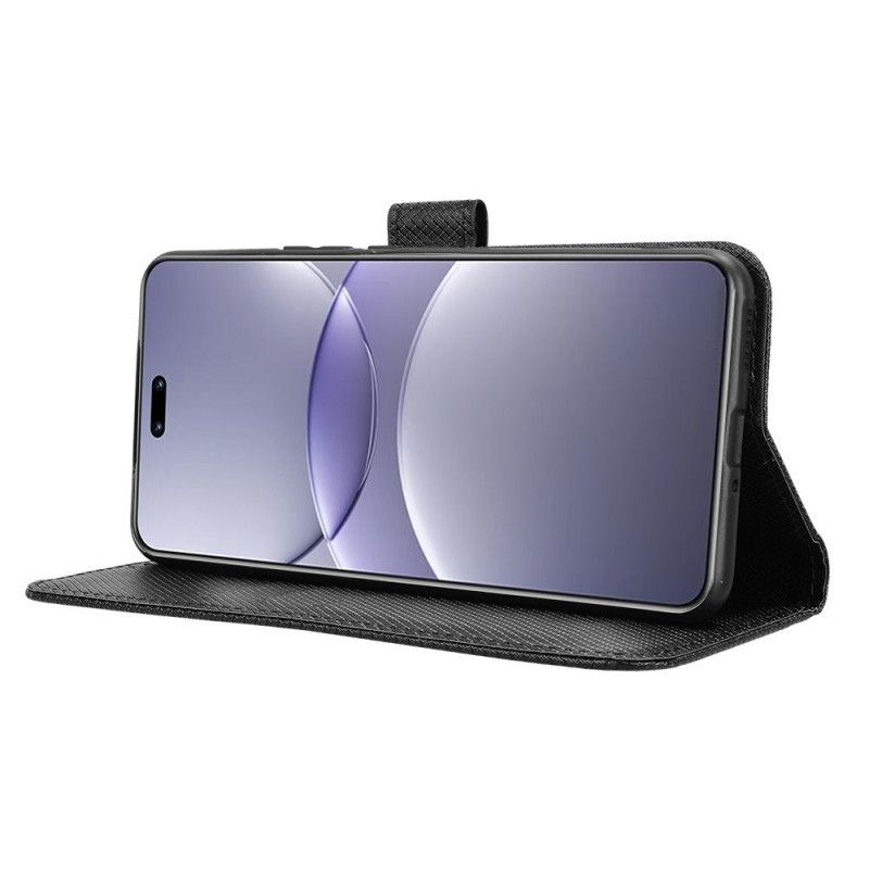 Kožený Kryt Na Huawei Nova 13 Pro Řemínek S Puntíky