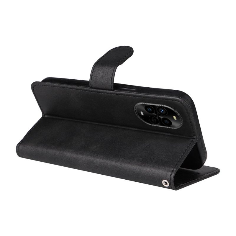 Peněženková Pouzdra Huawei Nova 13 Pro Řemínek S Koženým Efektem