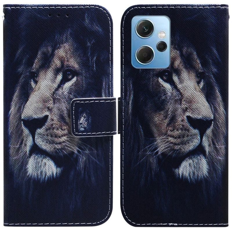 Flipové Pouzdro Na Xiaomi Redmi Note 12 4G Snící Lev